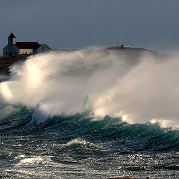 Eglise Notre-Dame-des-Marins, située sur lIle-aux-Marins