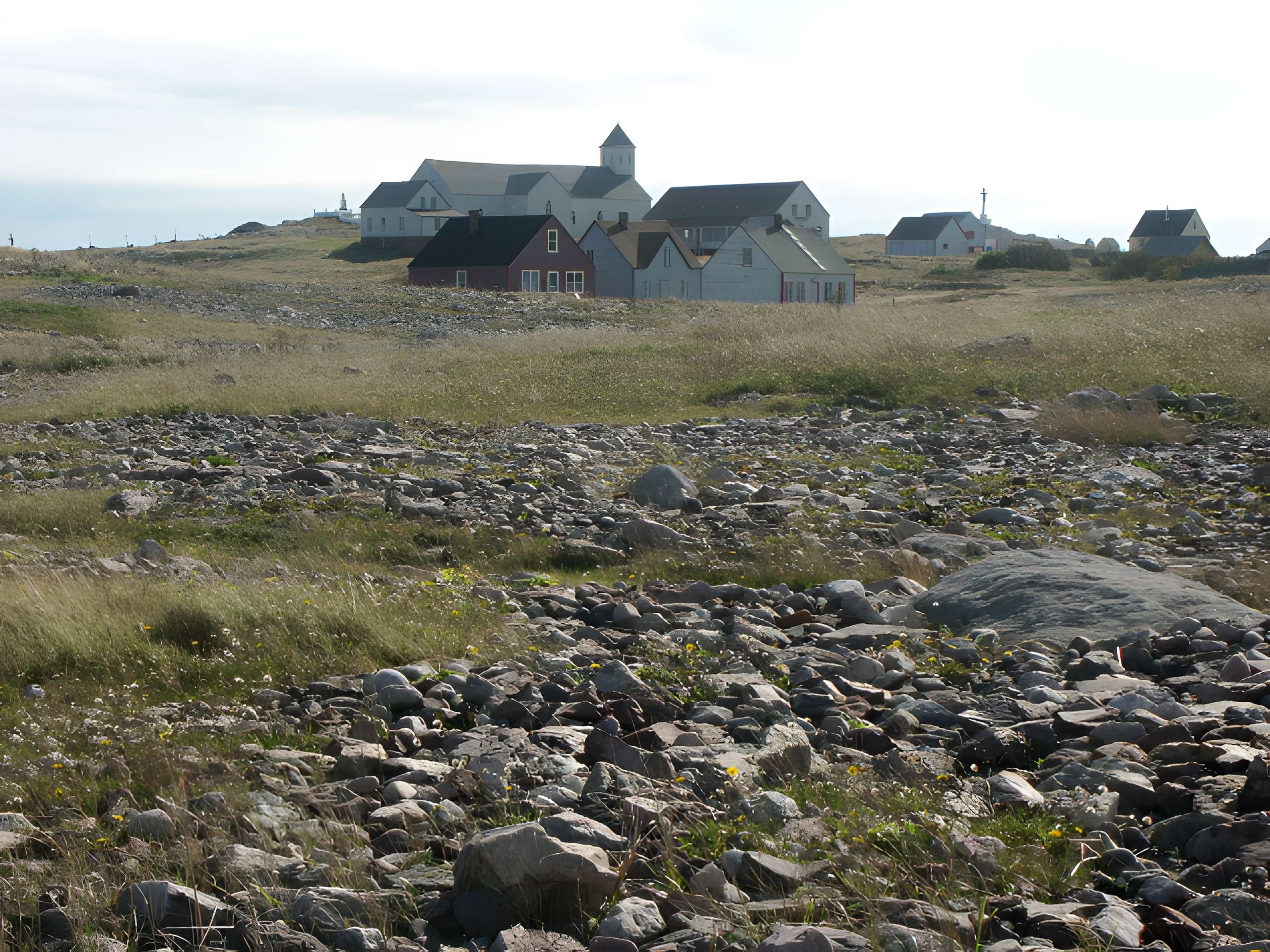 Eglise Notre-Dame-des-Marins, située sur l'Ile-aux-Marins