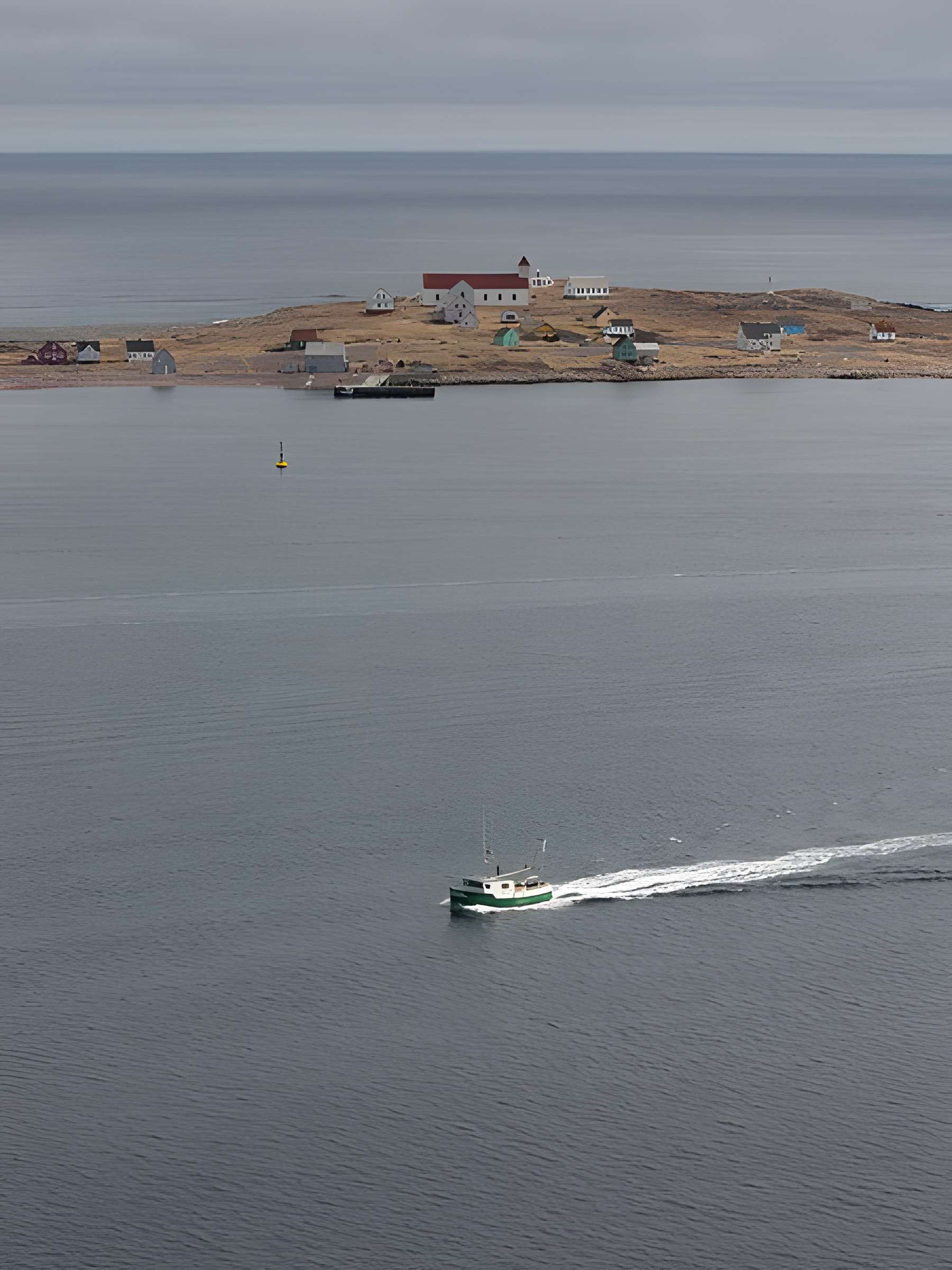 Eglise Notre-Dame-des-Marins, située sur l'Ile-aux-Marins