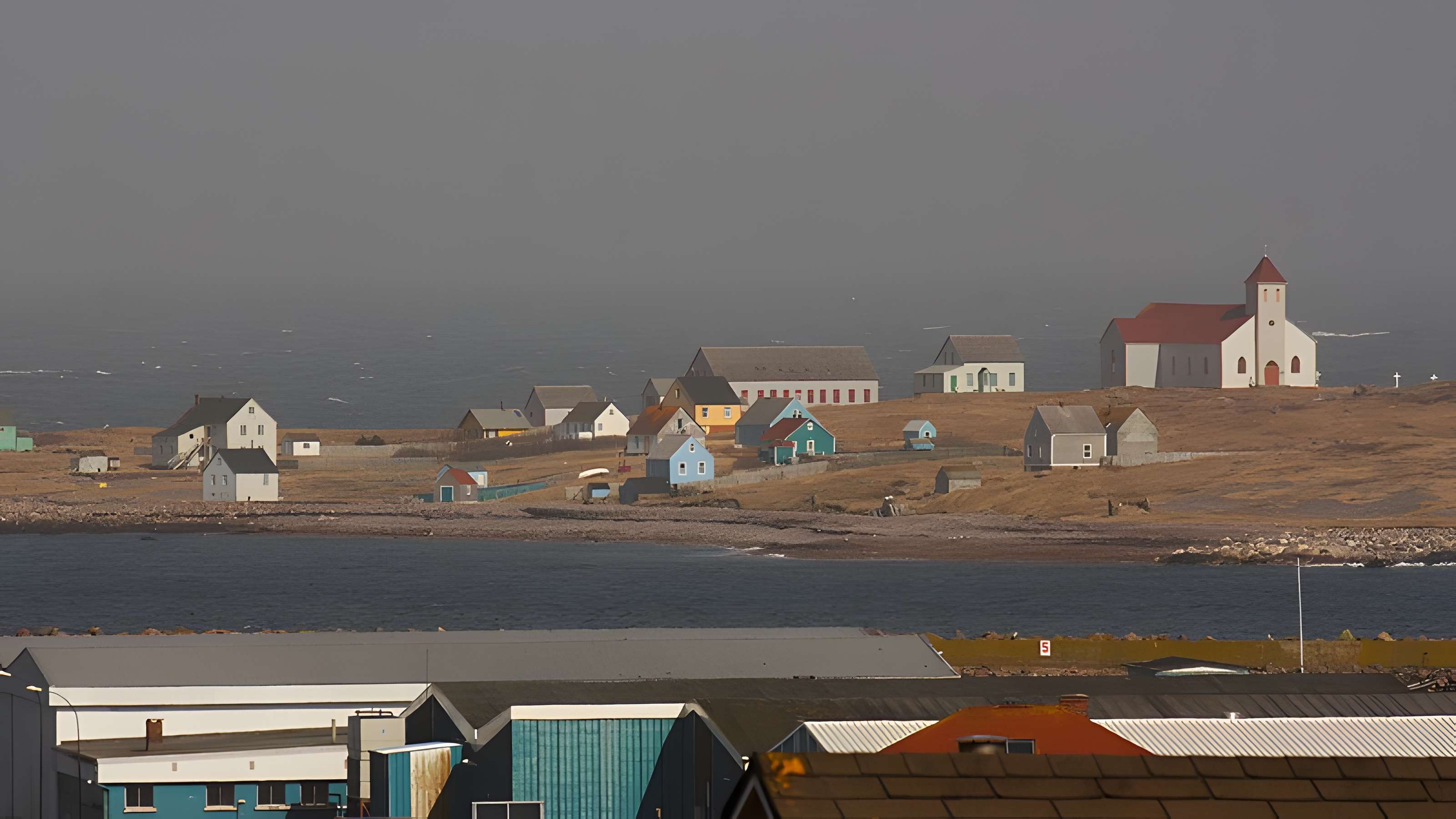 Eglise Notre-Dame-des-Marins, située sur l'Ile-aux-Marins