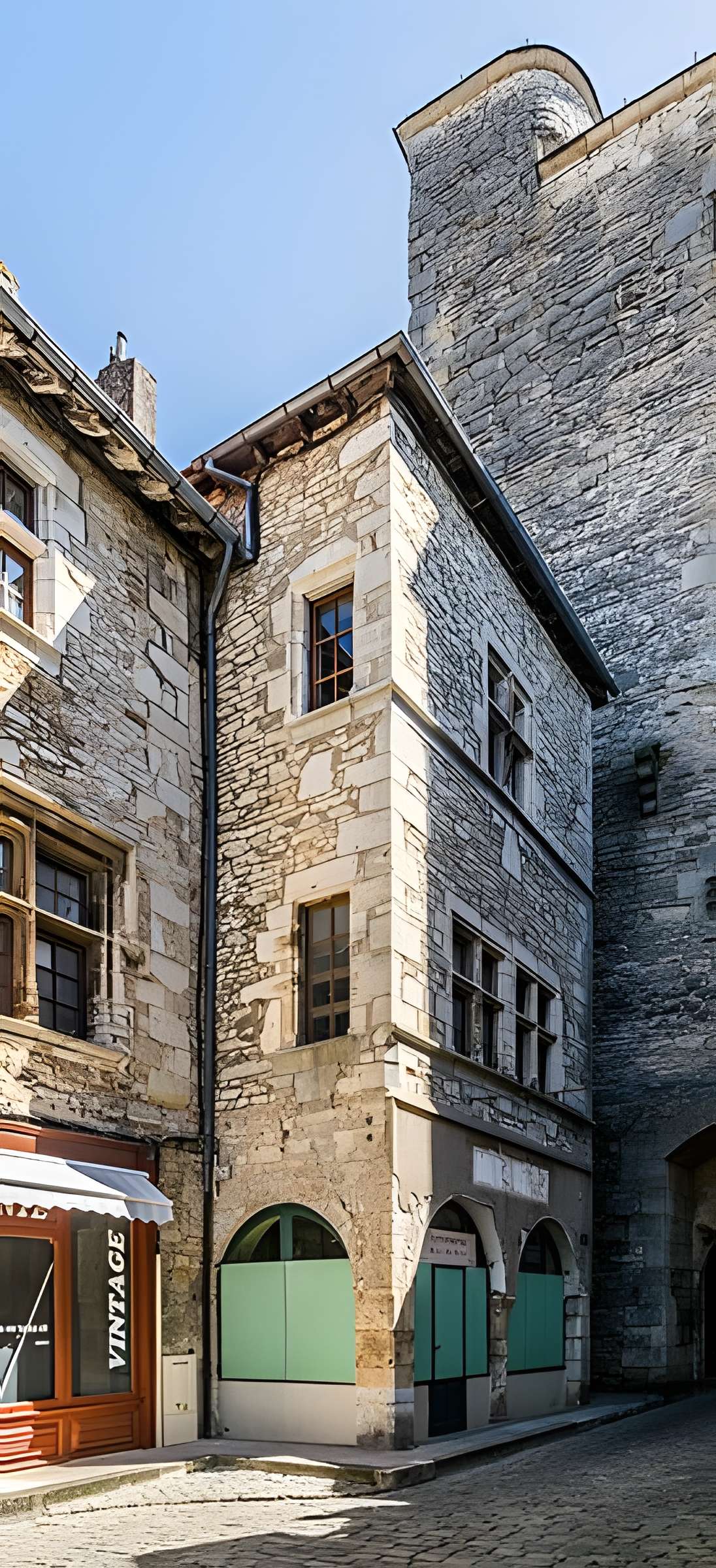 Maison voisine de la porte de ville carrée