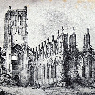 Ruines de lAbbaye St-Bertin de Saint-Omer