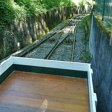 Funiculaire dEvian-les-Bains à Neuvecelle également sur commune de Neuvecelle