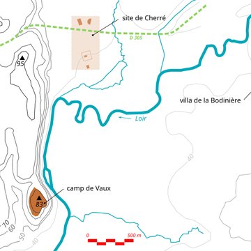 Site archéologique de Cherré à Aubigné-Racan