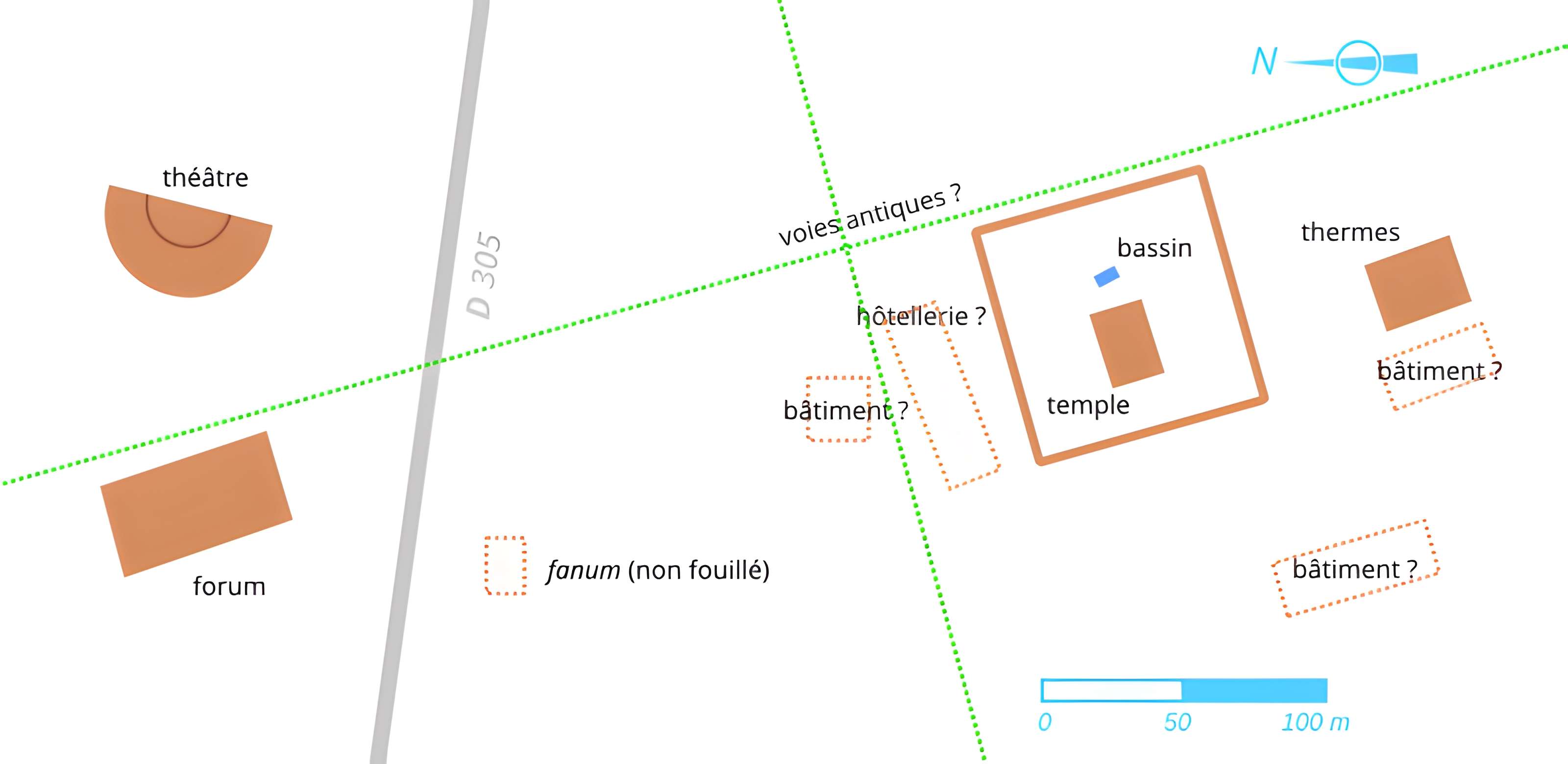 Site archéologique de Cherré à Aubigné-Racan