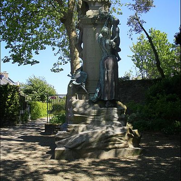 Photo de Statue de Jean-François Millet dans le jardin public, à Octeville