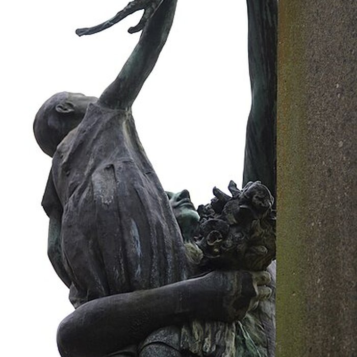 Photo de Statue de Jean-François Millet dans le jardin public, à Octeville