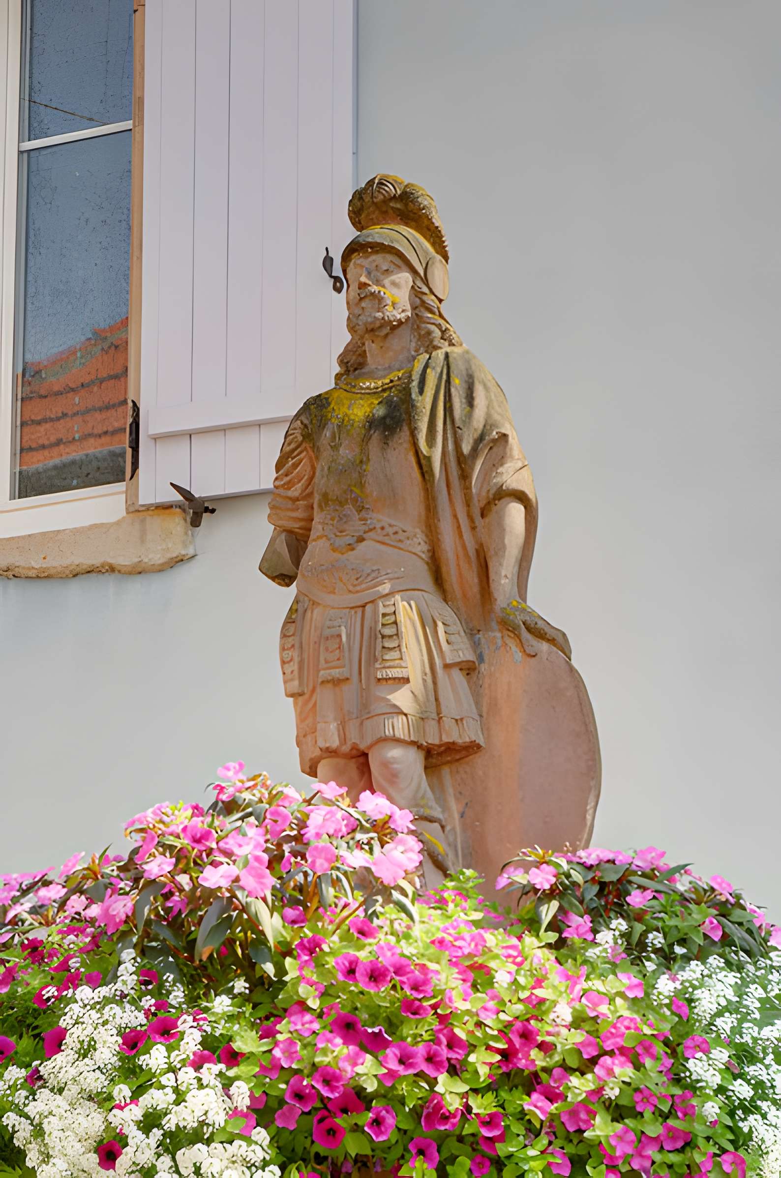 Statue de Saint-Maurice à Soultz-Haut-Rhin