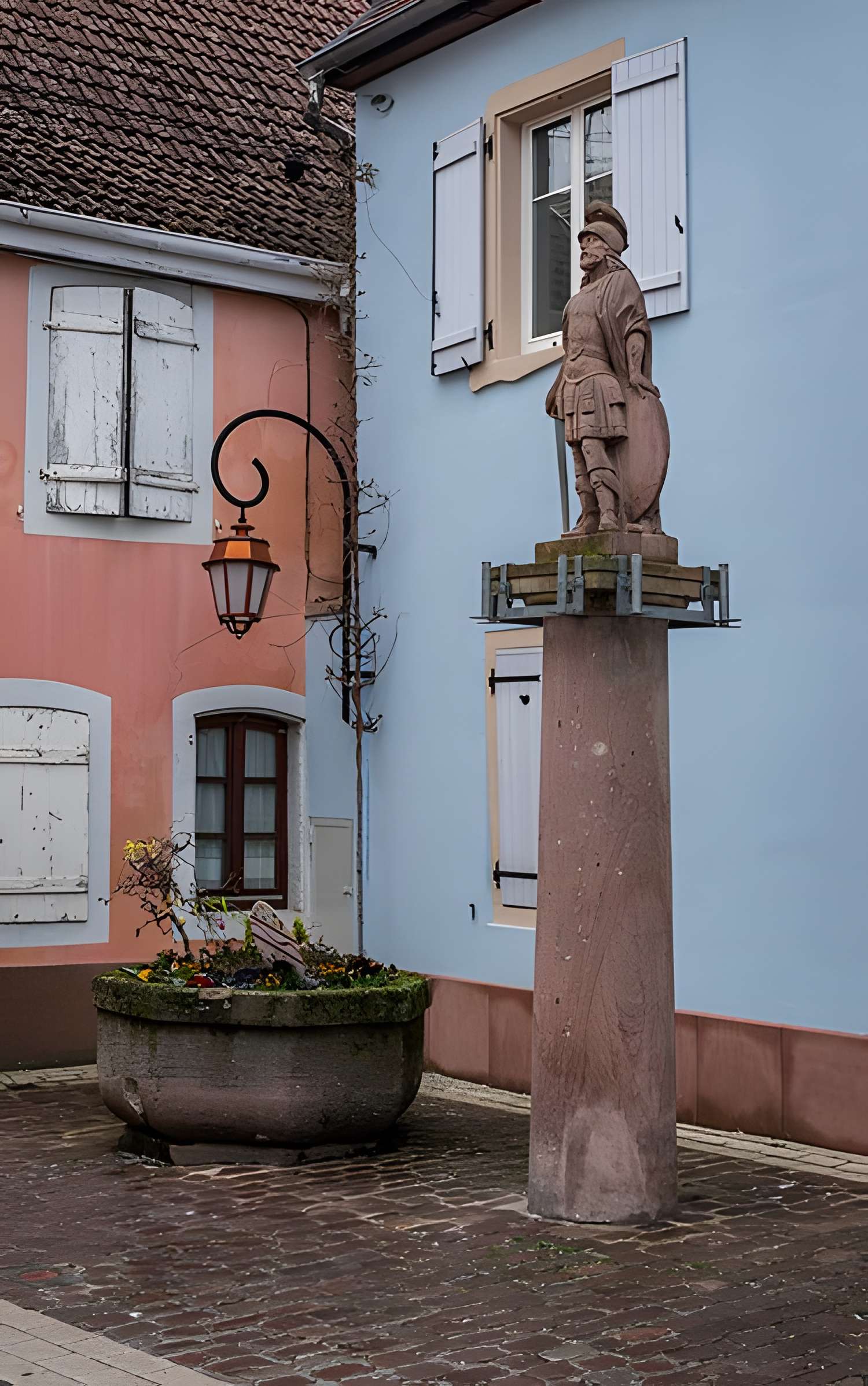 Statue de Saint-Maurice à Soultz-Haut-Rhin