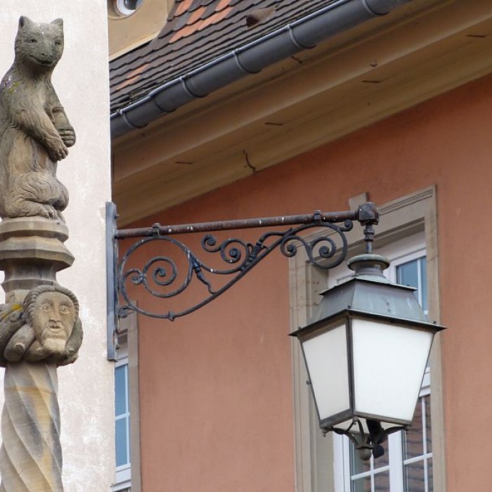 Photo de Stockbrunnen fontaine de Dambach-la-Ville