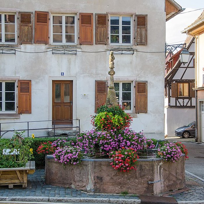 Photo de Stockbrunnen fontaine de Dambach-la-Ville