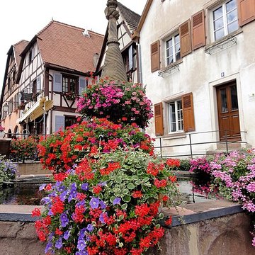 Stockbrunnen fontaine de Dambach-la-Ville