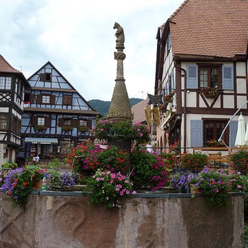 Stockbrunnen fontaine de Dambach-la-Ville