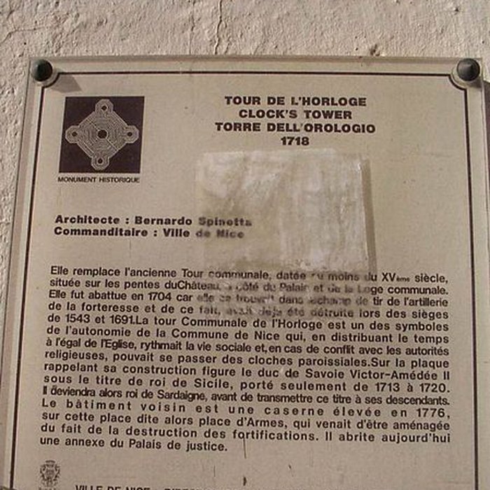 Photo de Tour de lHorloge de Nice