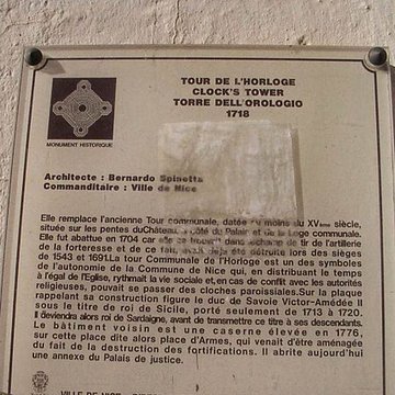 Tour de lHorloge de Nice
