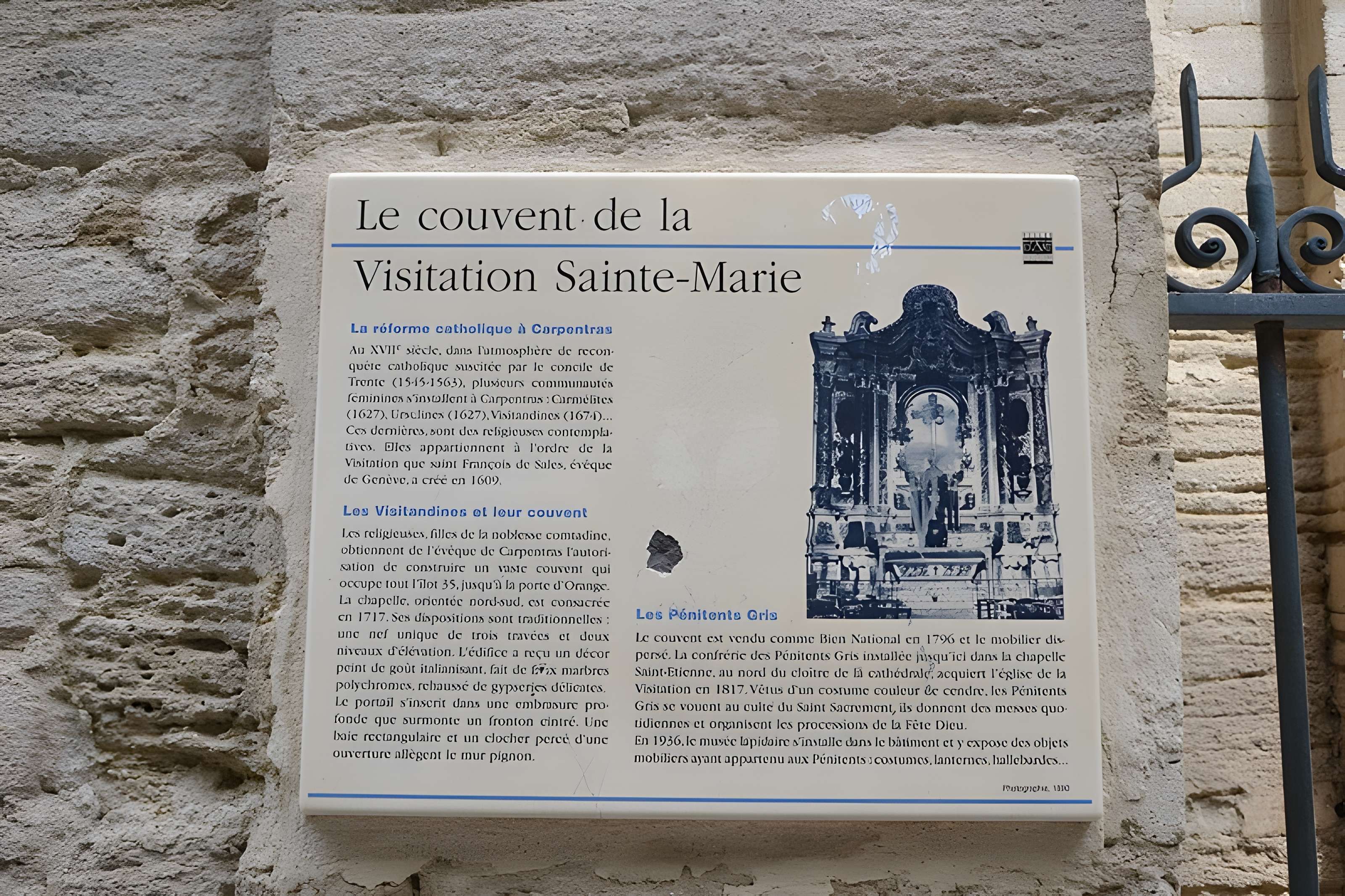 Ancien couvent de la Visitation Sainte-Marie de Carpentras