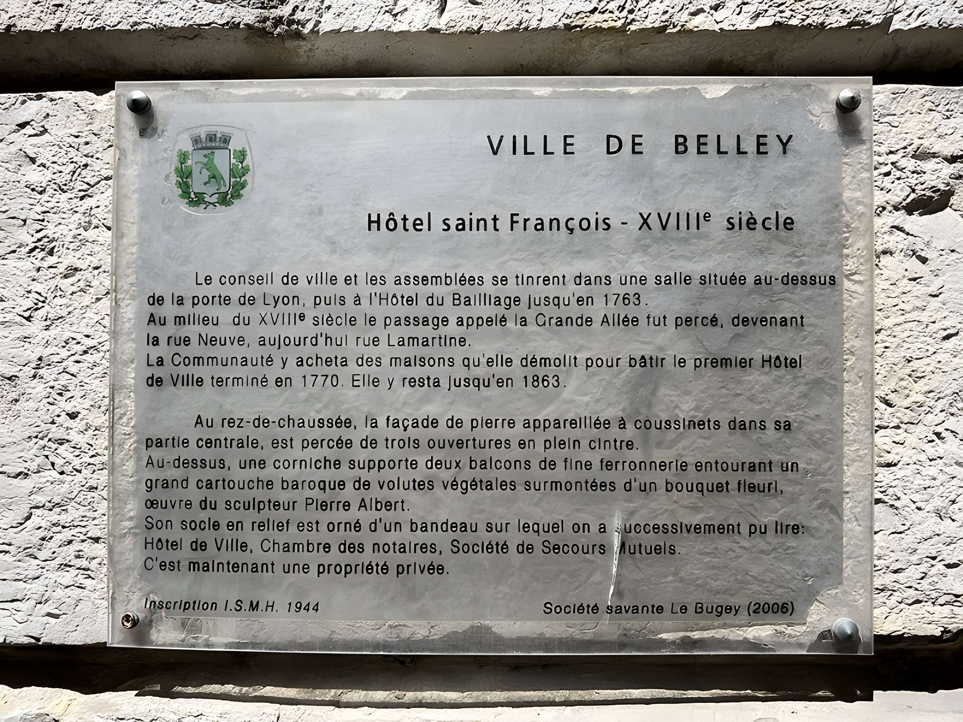 Ancien hôtel de ville de Belley 