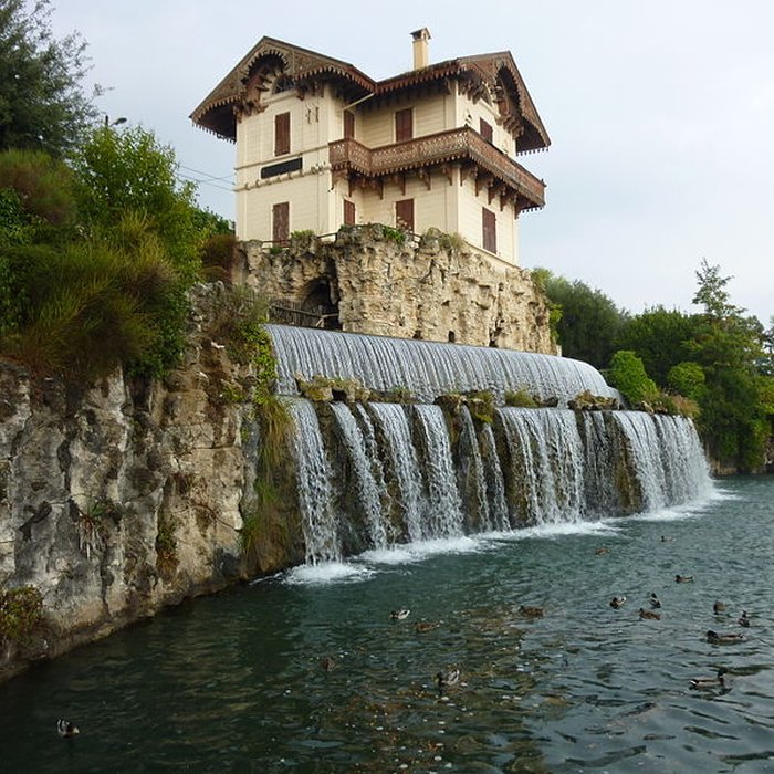 Photo de Cascade de Gairaut, ouvrage terminal du canal de la Vésubie