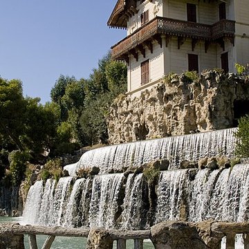 Cascade de Gairaut, ouvrage terminal du canal de la Vésubie