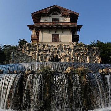Cascade de Gairaut, ouvrage terminal du canal de la Vésubie