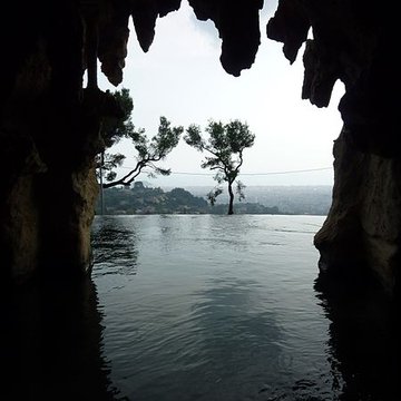 Cascade de Gairaut, ouvrage terminal du canal de la Vésubie