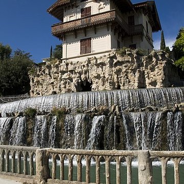 Cascade de Gairaut, ouvrage terminal du canal de la Vésubie