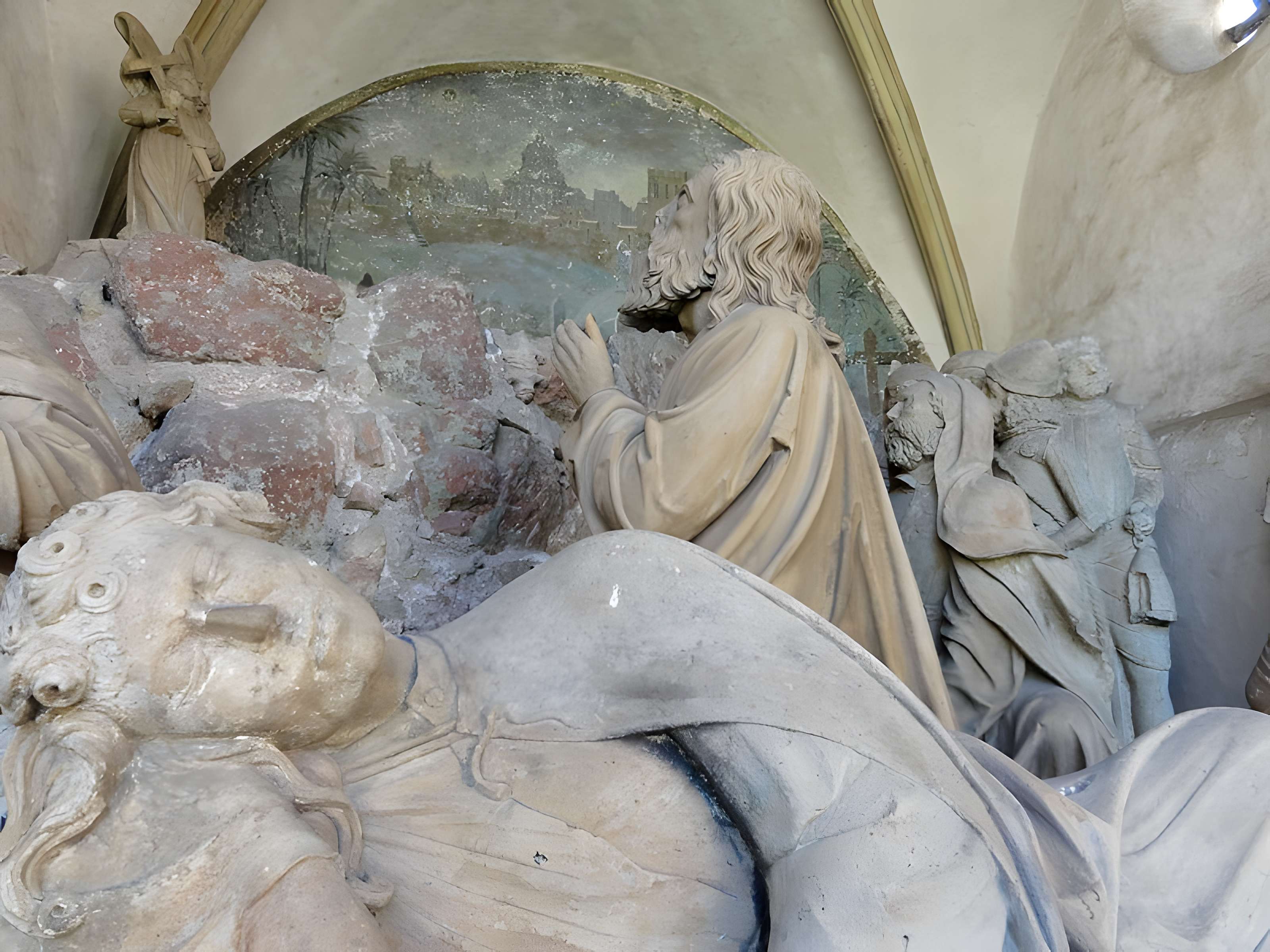 Chapelle avec Mont des Oliviers de Boersch