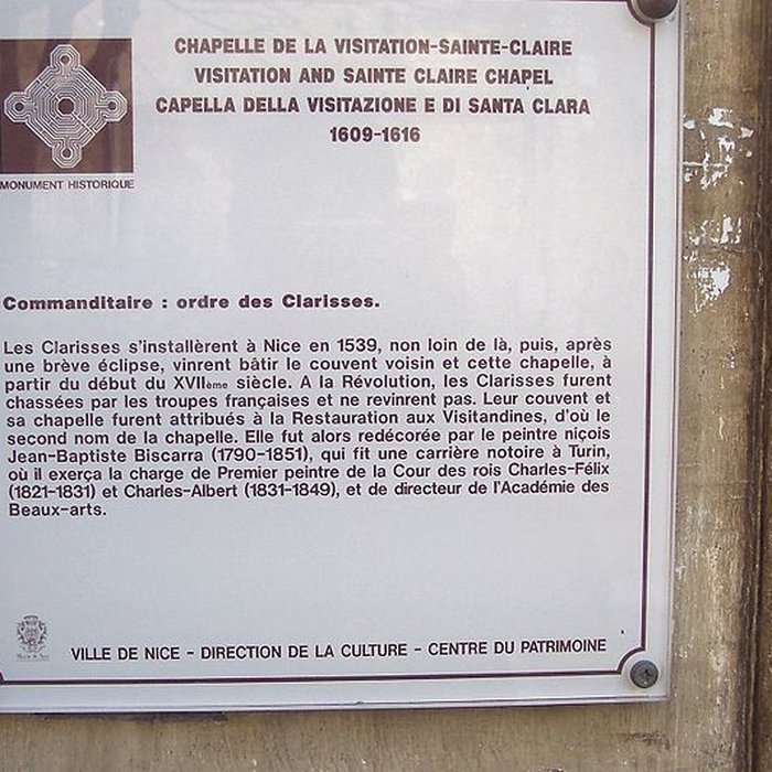 Photo de Chapelle de la Visitation Sainte-Claire de Nice 