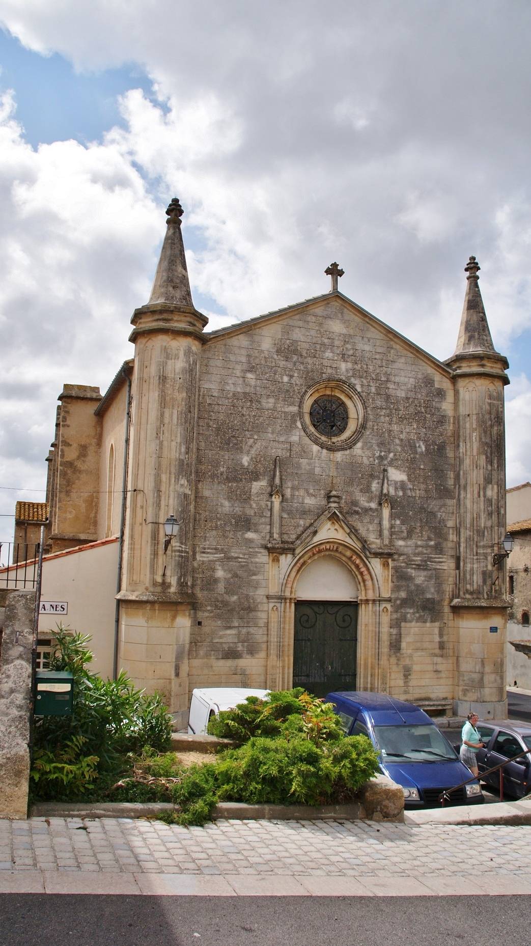 Photo de Saint-Marcel kerk werd kapel van de penitenten van Saint-Marcel-sur-Aude
