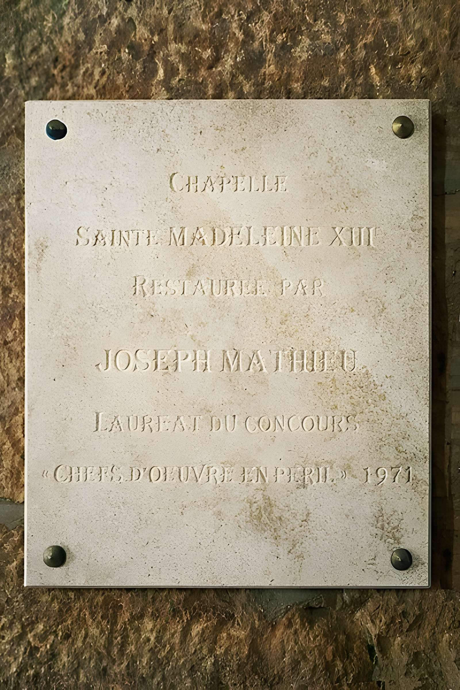 Chapelle Sainte-Madeleine de Bissey-la-Côte