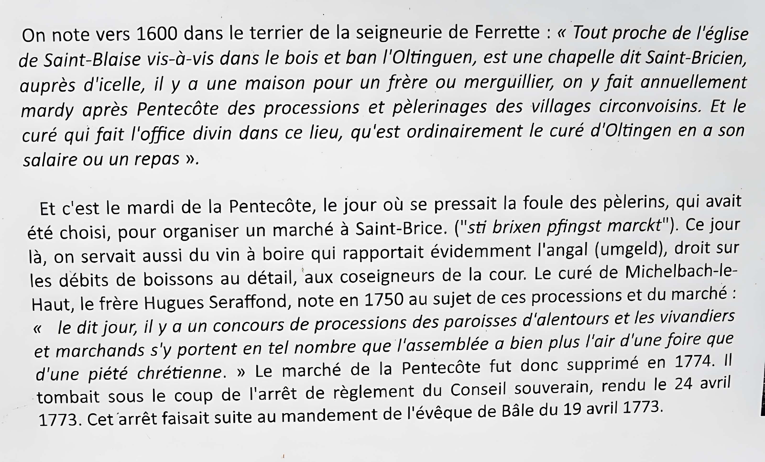 Chapelle Saint-Martin d'Oltingue