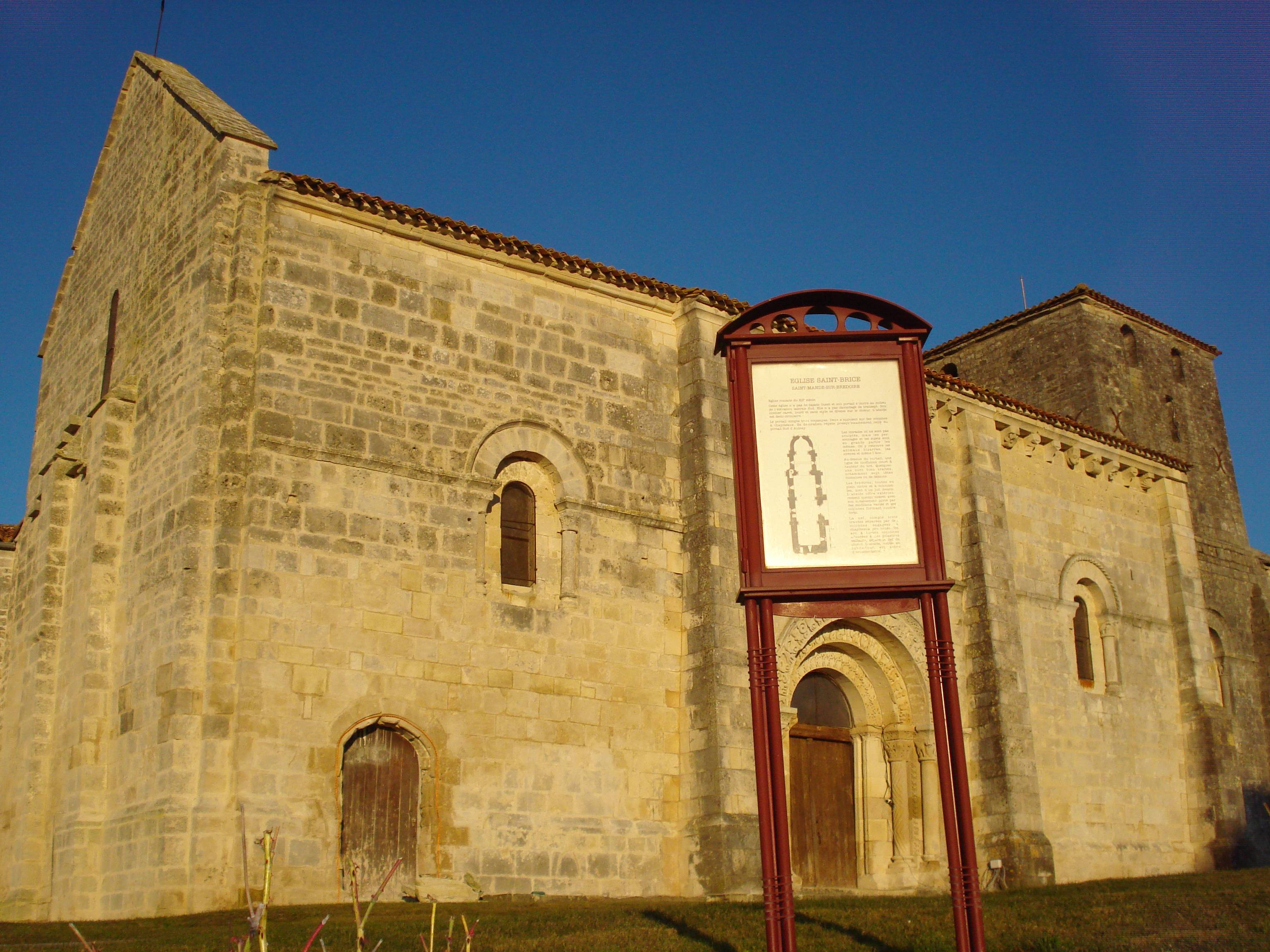 Photo de Église Saint-Brice de Saint-Mandé-sur-Brédoire