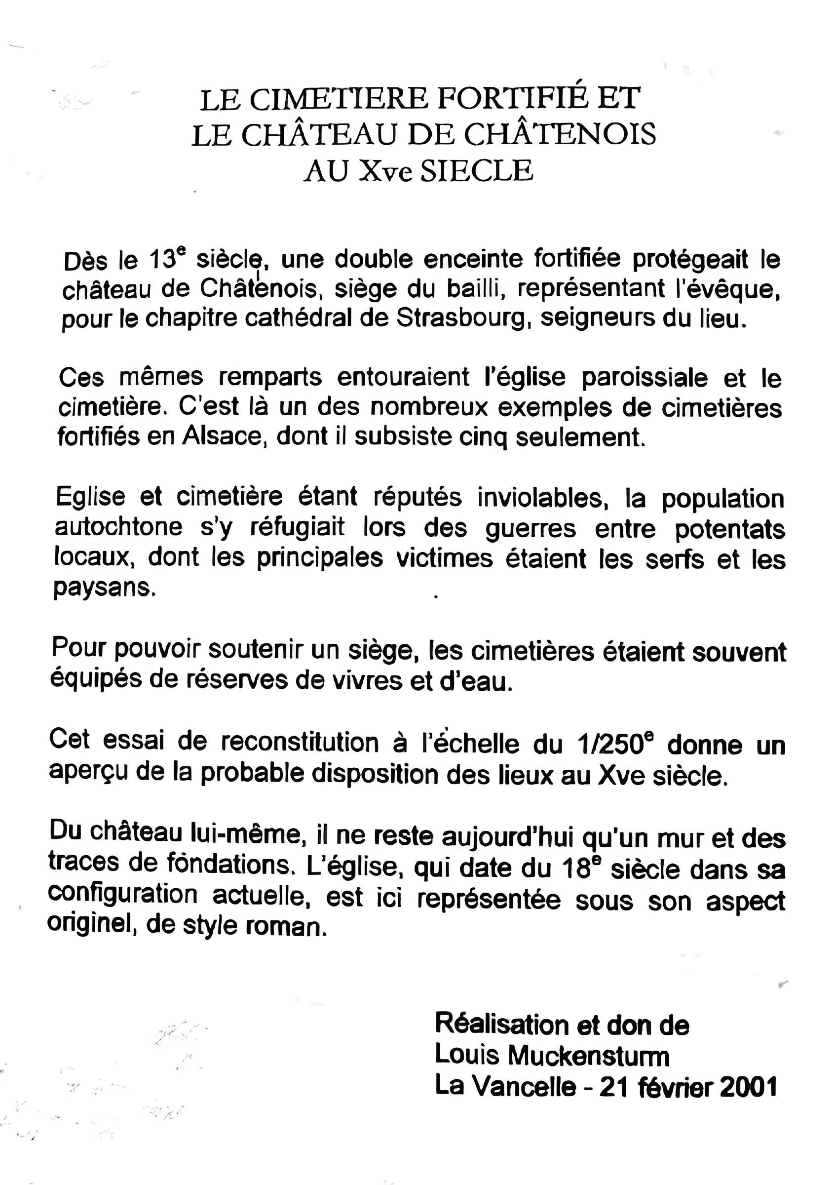 Château de Châtenois