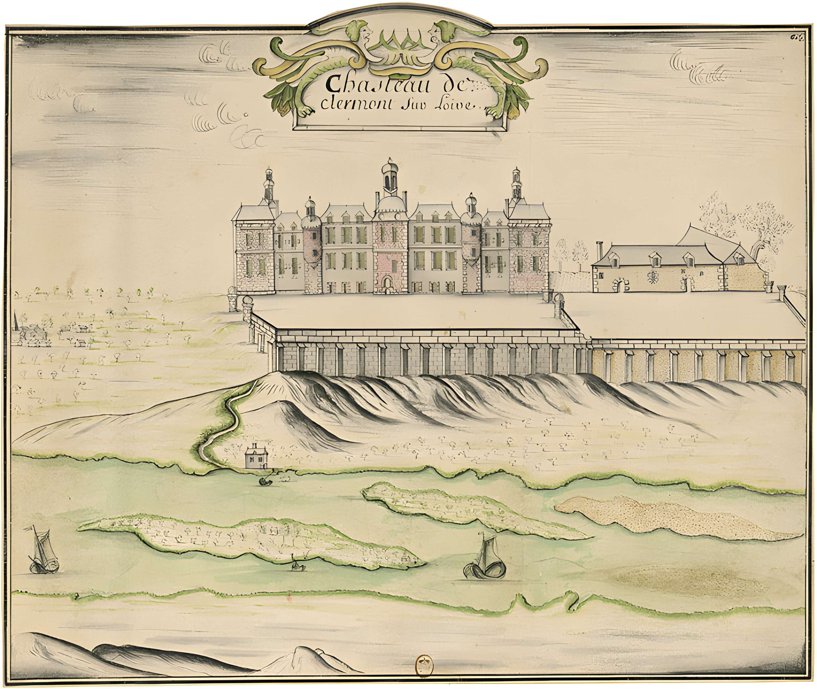 Château de Clermont au Cellier 