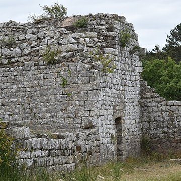 Restes du château de Miramont