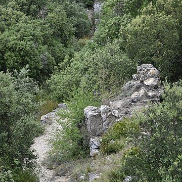 Restes du château de Miramont