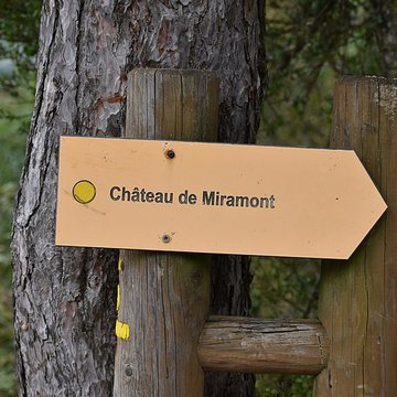 Restes du château de Miramont