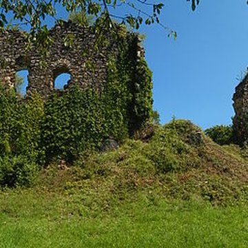 Restes du château de Montgilbert