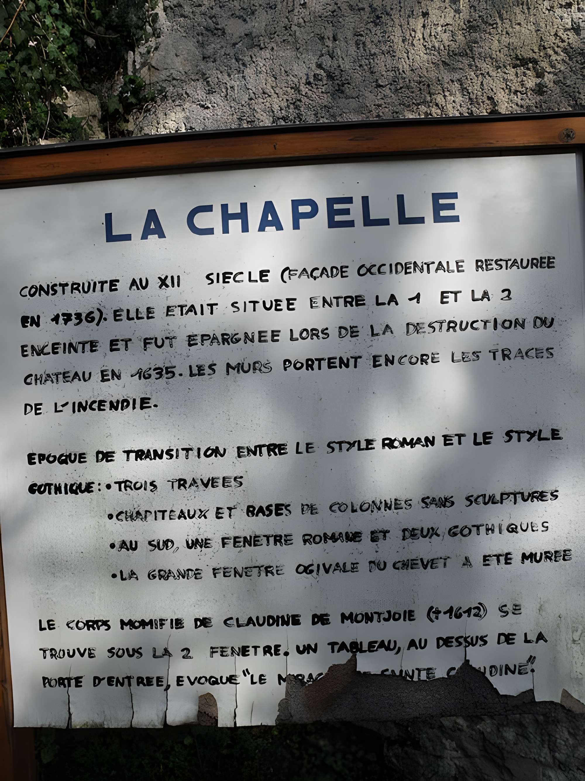 Château de Montjoie-le-Château