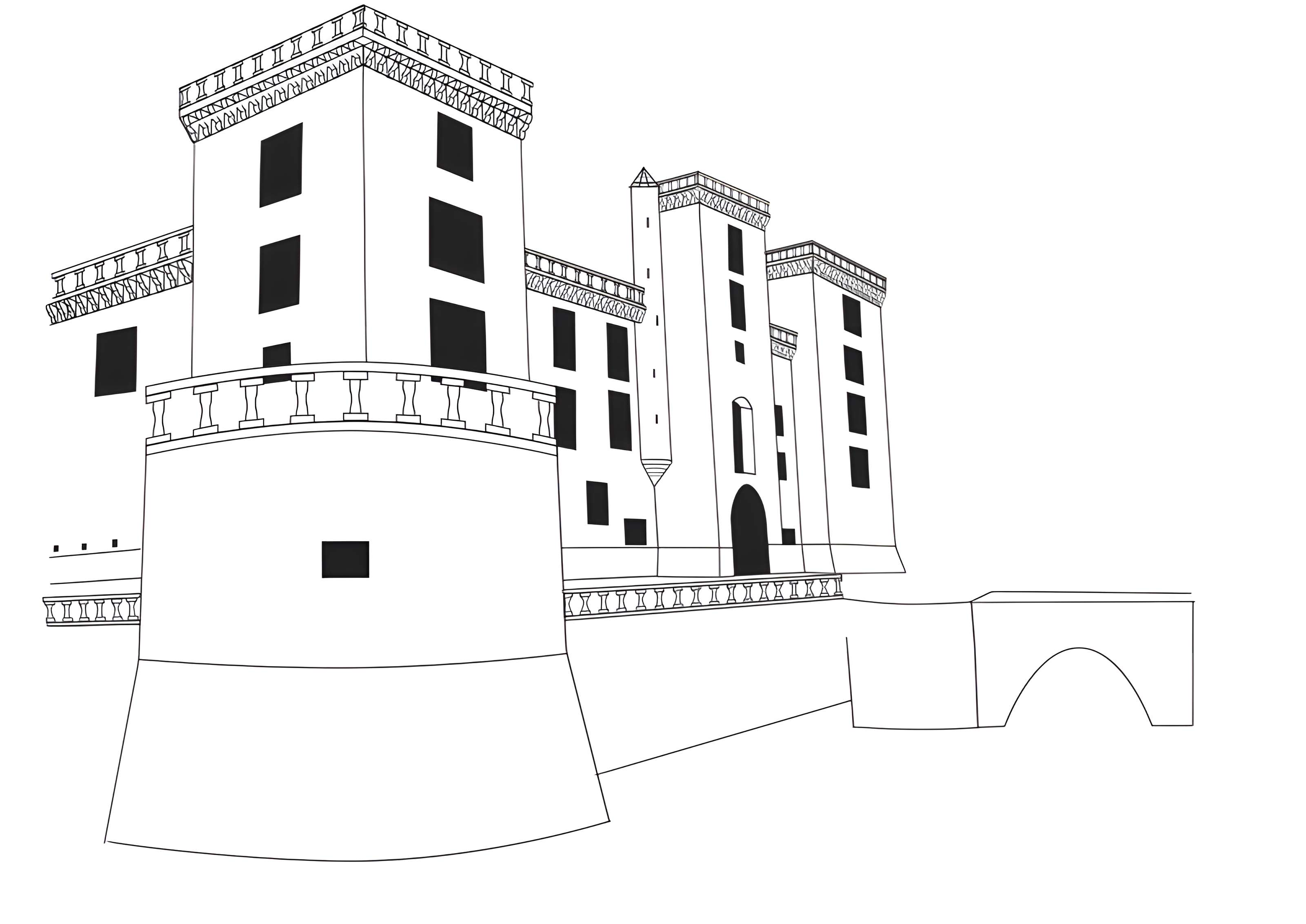 Château de Lagarde dans l'Ariège