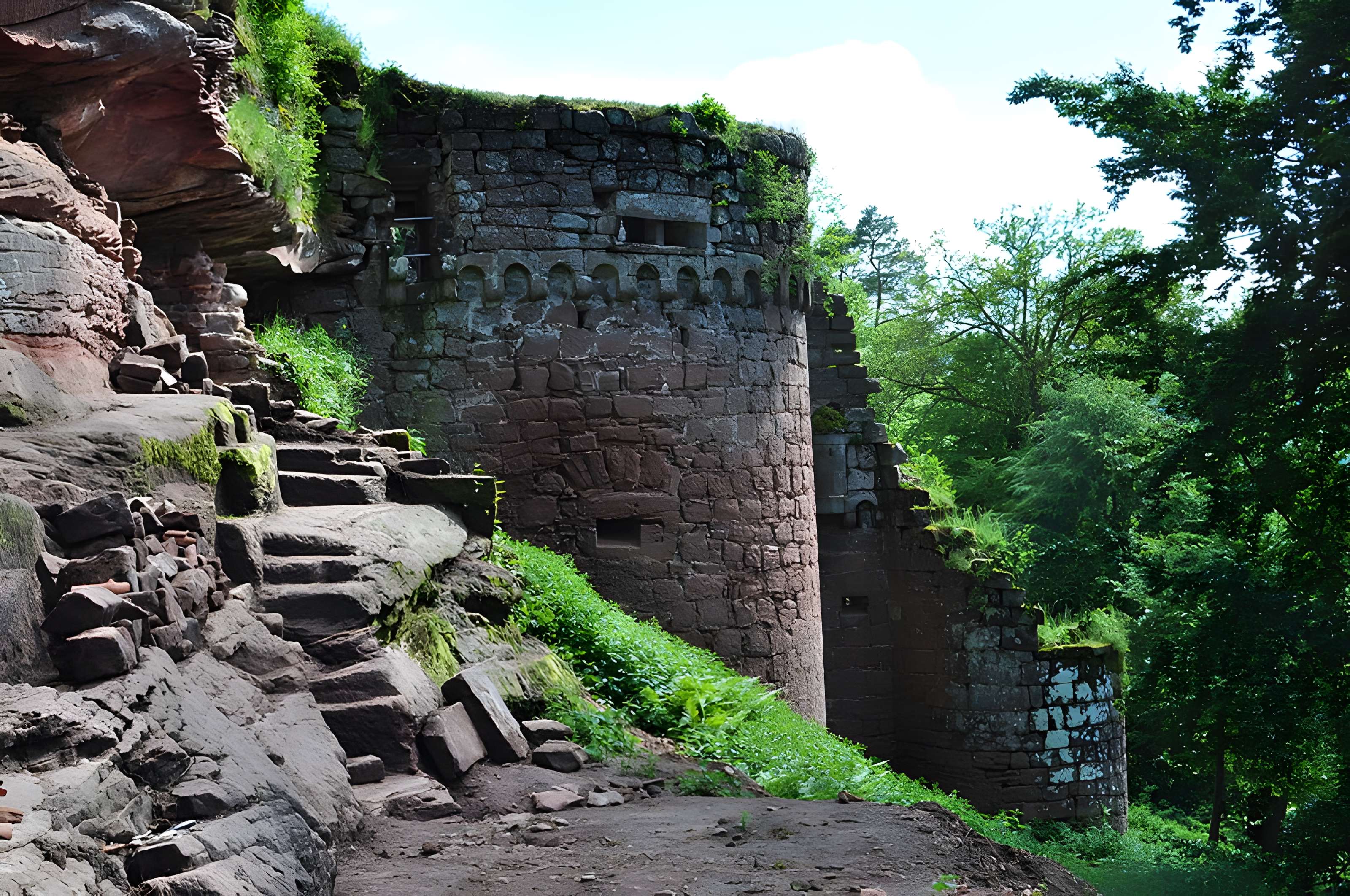 Ruines du château de Schoeneck
