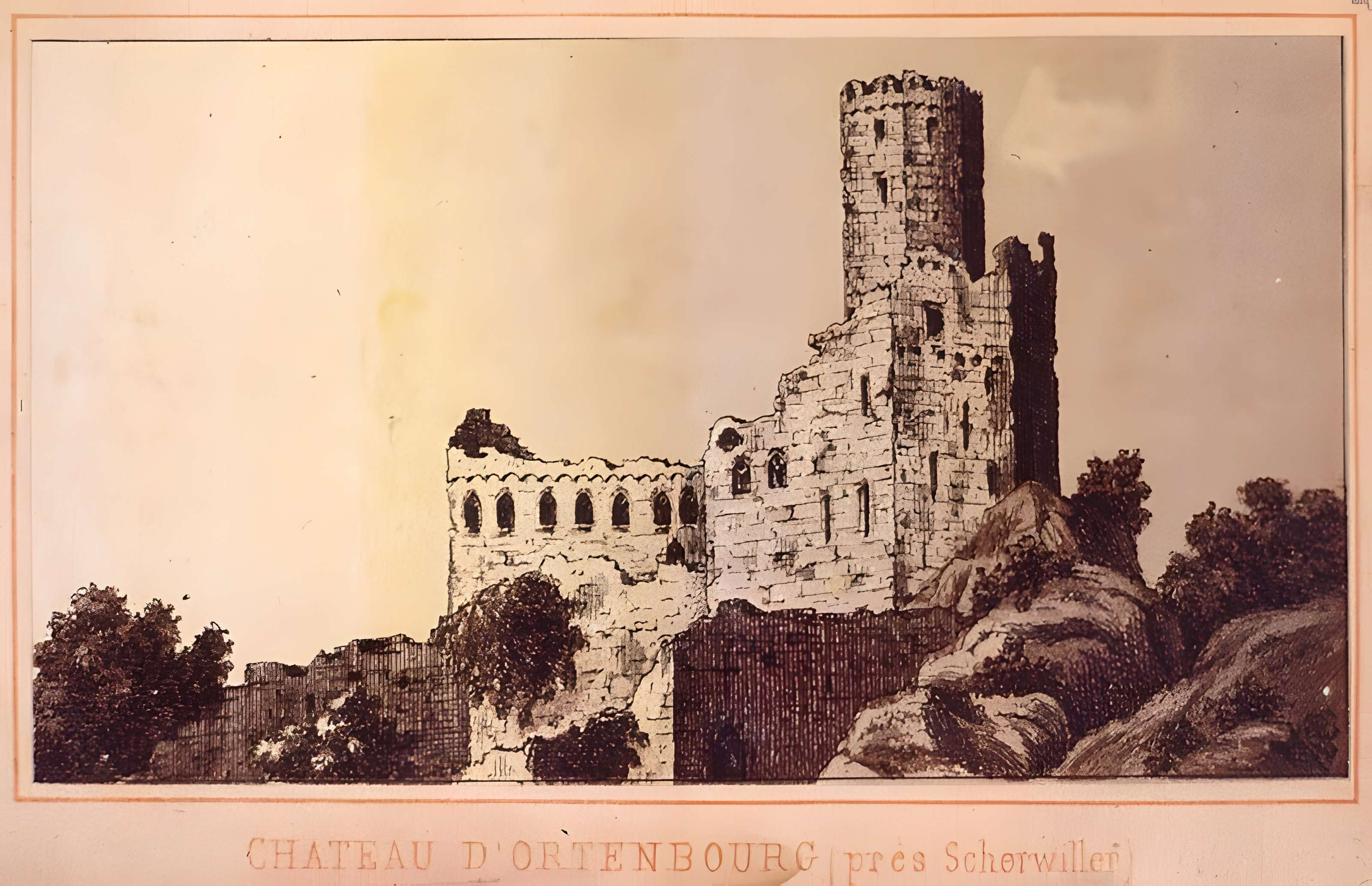 Ruines des châteaux de Ortenbourg et de Ramstein
