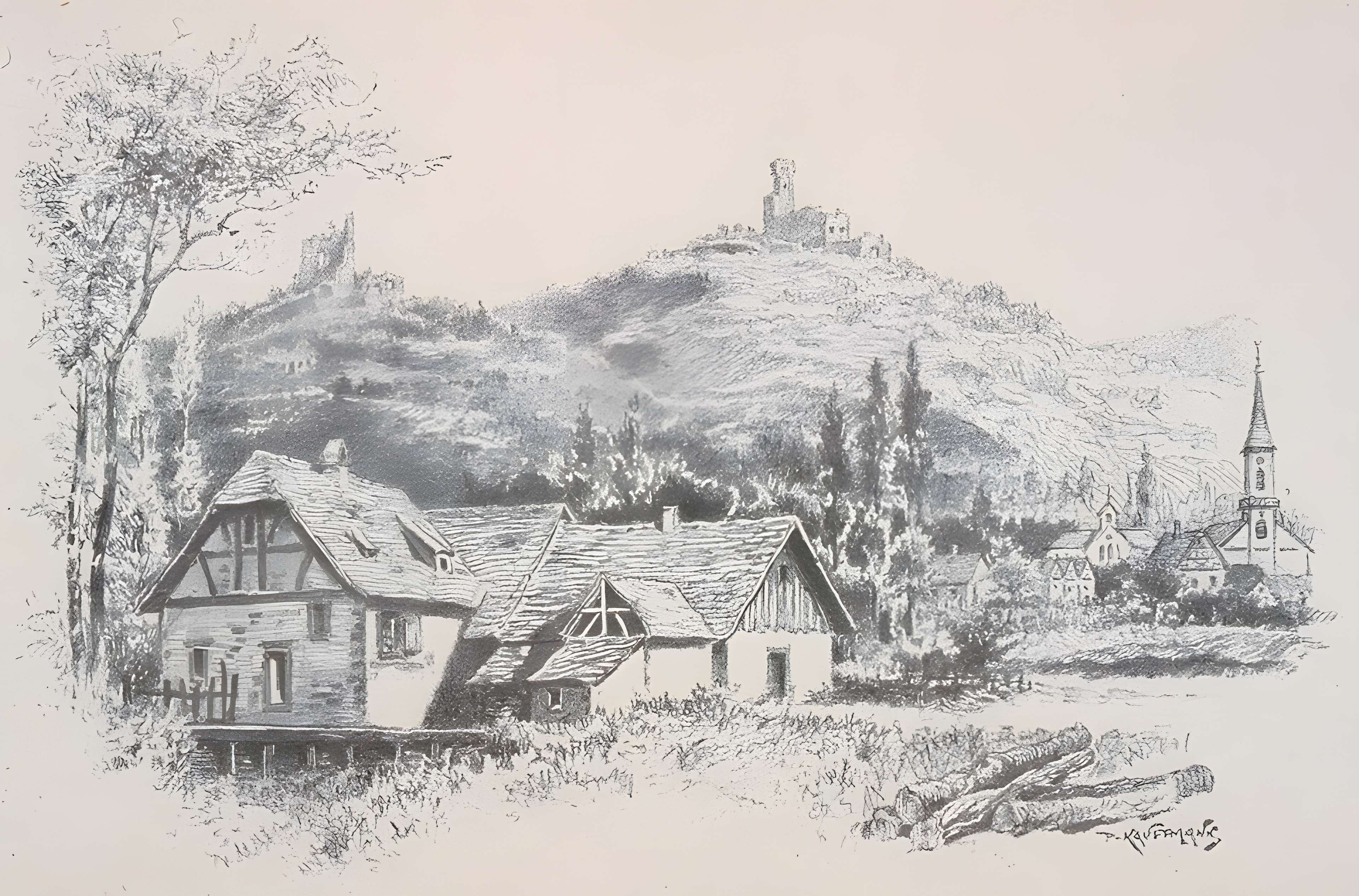 Ruines des châteaux de Ortenbourg et de Ramstein