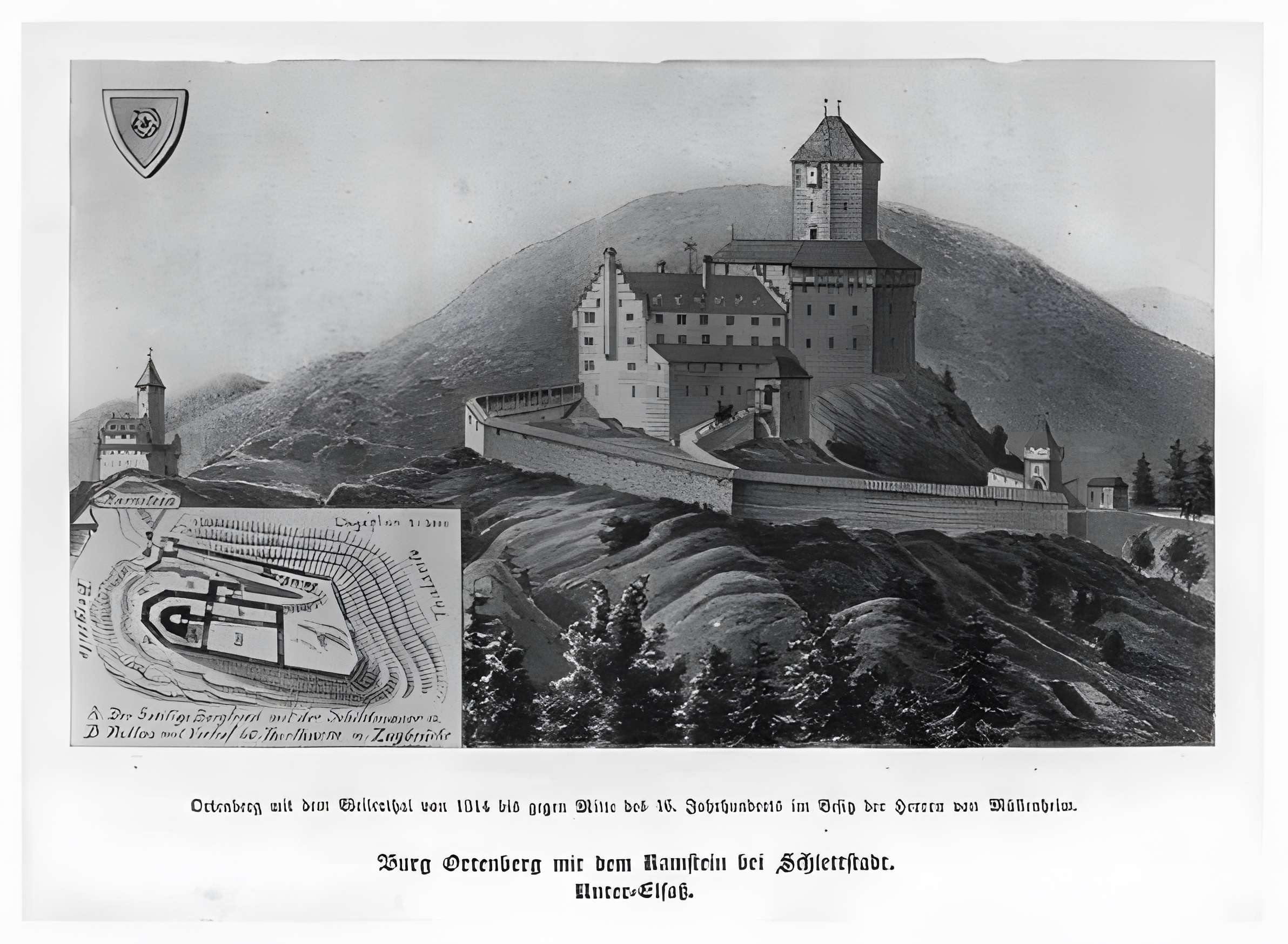 Ruines des châteaux de Ortenbourg et de Ramstein