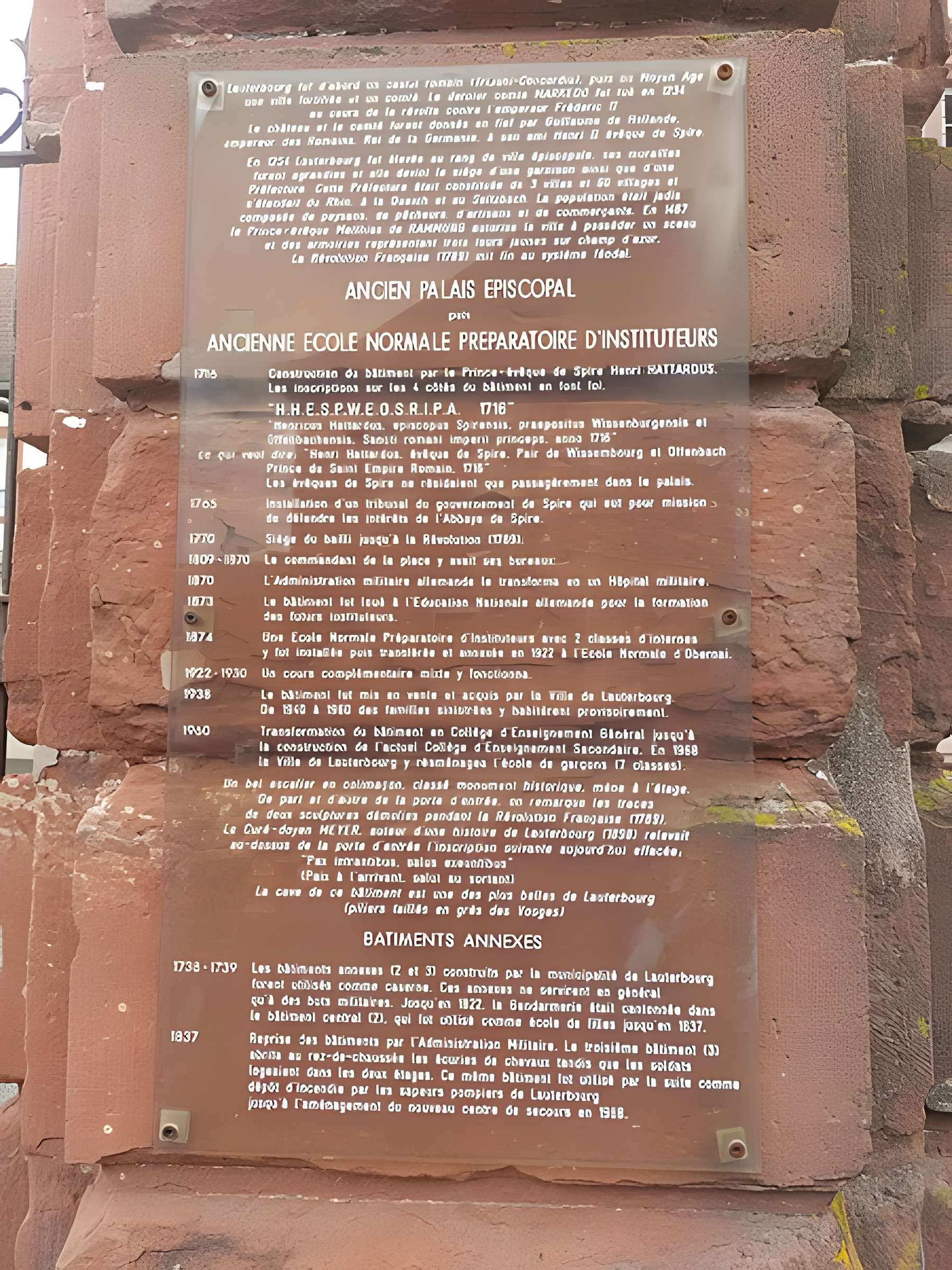 Château épiscopal de Lauterbourg