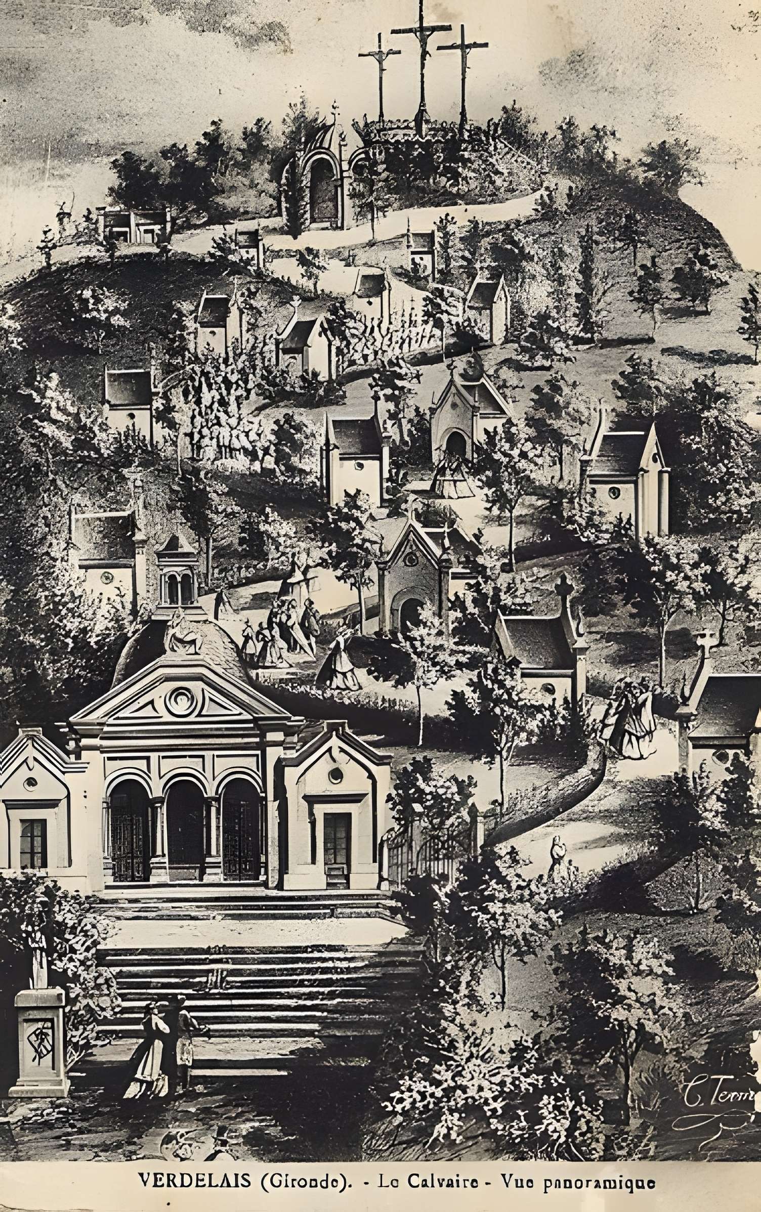 Chemin de croix et calvaire de Verdelais