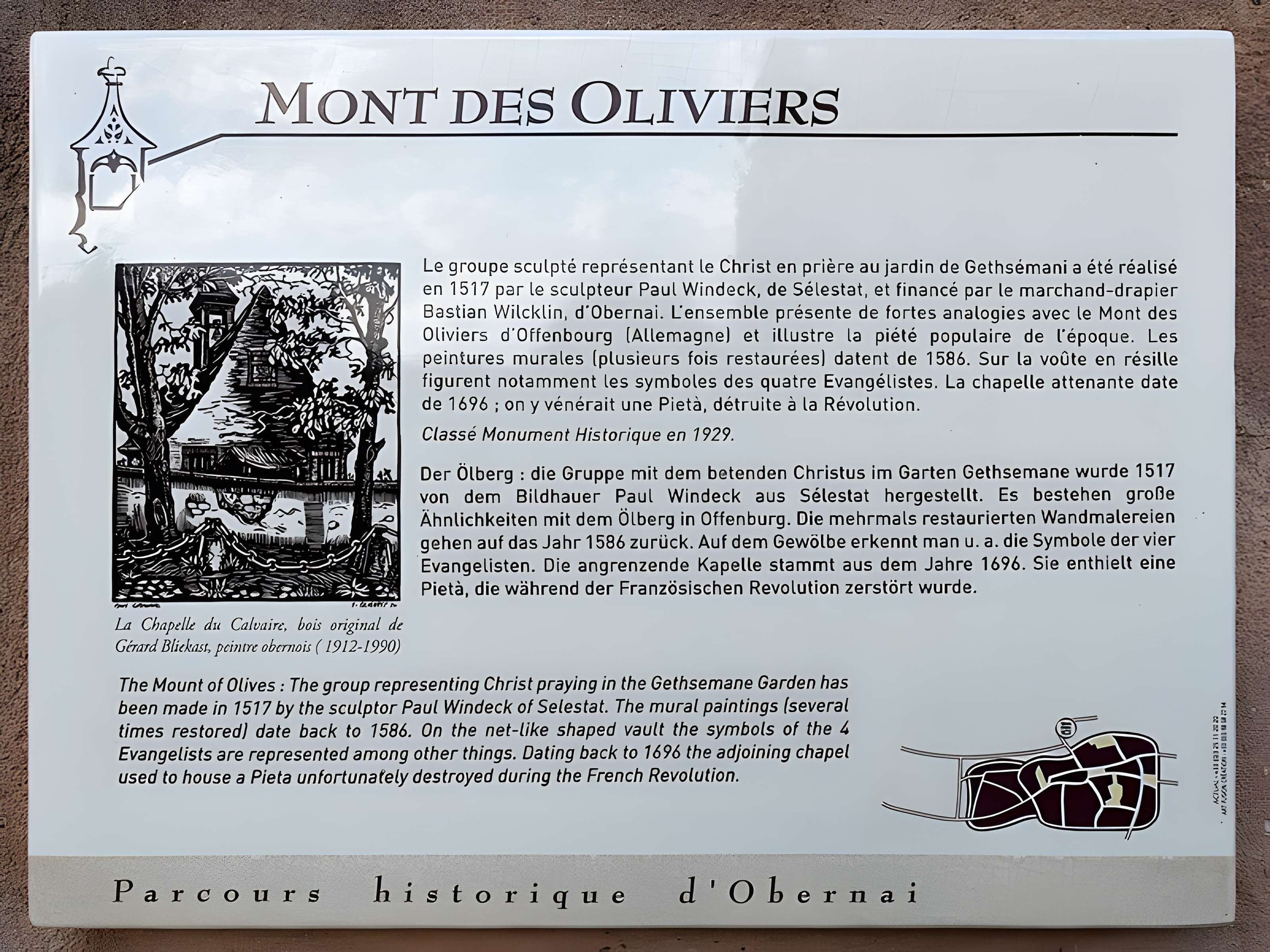 Cimetière et sa chapelle d'Obernai