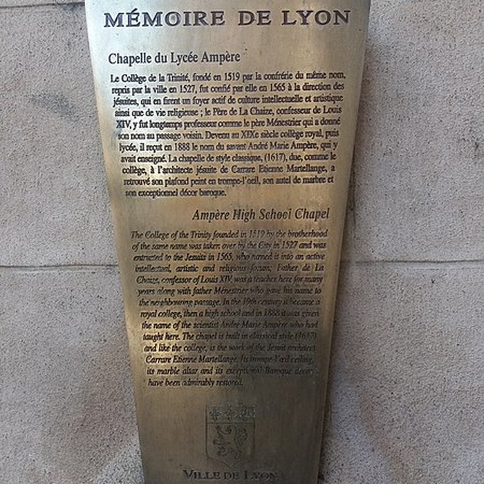 Photo de Ancien Collège de la Trinité, actuellement lycée Ampère