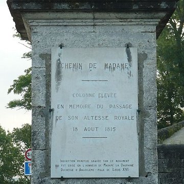 Colonne de la duchesse à Angoulême