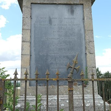 Colonne de la duchesse dAngoulême à Saint-Florent-le-Vieil